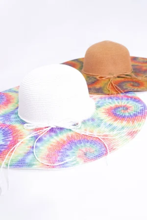 chapeau tie dye w b 2